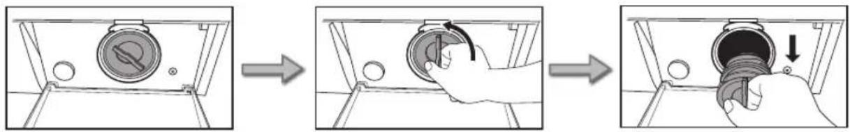Logik L612WD12 - Cleaning the Drain Filter - 3