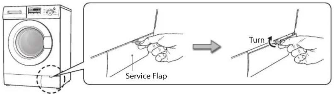 Service Flap Turn