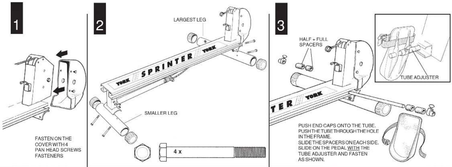 York Fitness Sprinter III Euro - NOTE - 1
