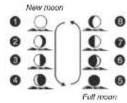 Clas Ohlson WT450H - Phases of the moon - 1