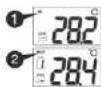 Clas Ohlson WT450H - Reading the temperature - 1