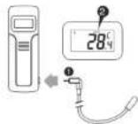 Clas Ohlson WT450H - External temperature sensor - 1