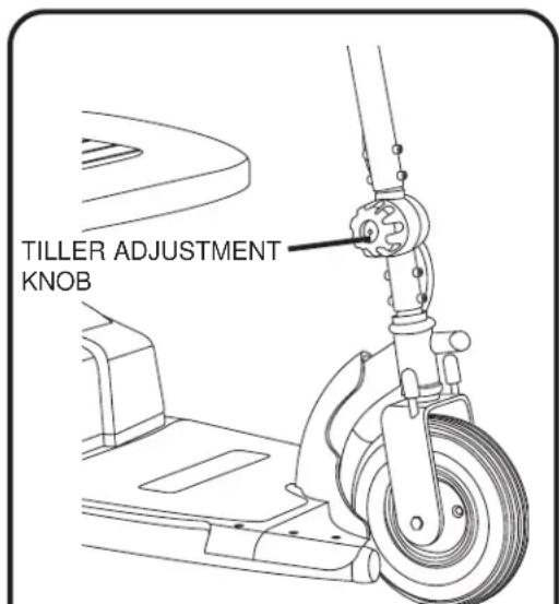 TILLER ADJUSTMENT KNOB