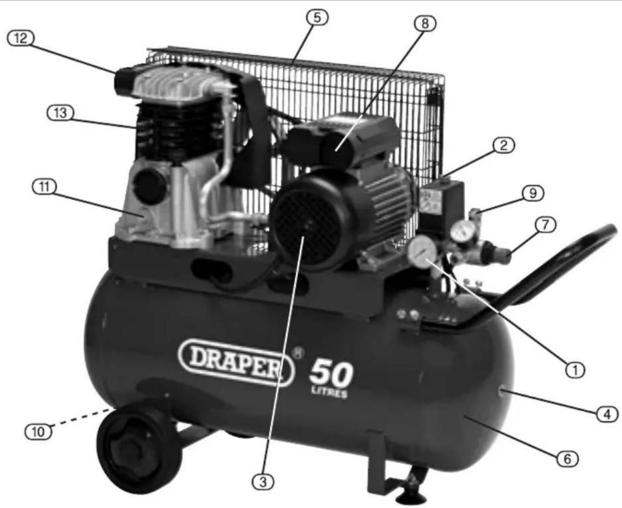 DRAPER® 50 LITRES