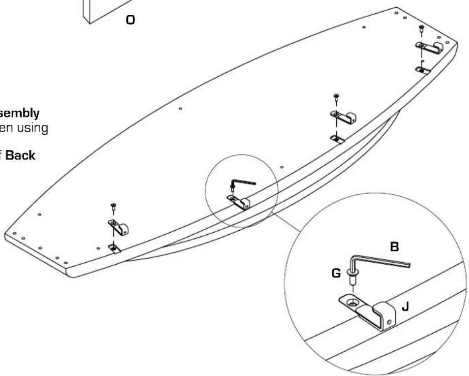 O Assembly en using Back G B J