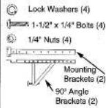 Simplicity SAC10544DE - Fig. 1 Installation Hardware Model - 3