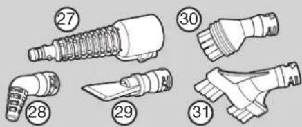 Diagram showing labeled parts of a mechanical component with numbered annotations