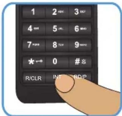 1 2 ABC 3 ECF 4 CH 5 FL 6 MDD 7 PDR 8 TCE 9 MWD * → 0 # ※ R/CLR INT RD/P