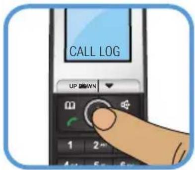CALL LOG UP DOWN
