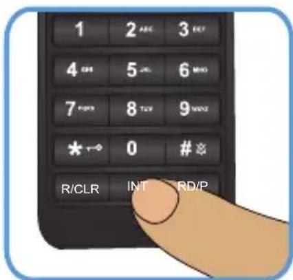 1 2 ABC 3 EAT 4 CM 5 6 MNO 7 FDP 8 TAP 9 NICE * → 0 # ※ R/CLR INT RD/P