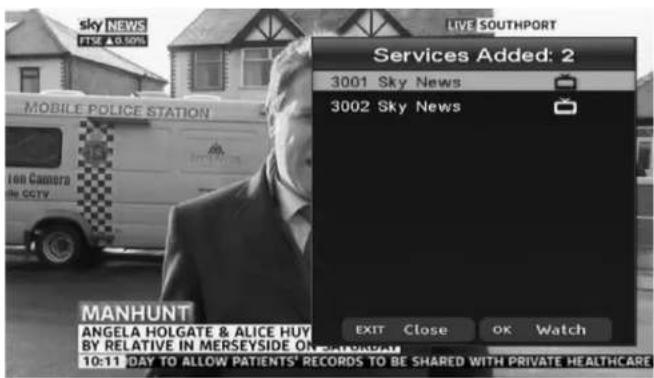 Sky NEWS FTSE ▲ 0.50% MOBILE POLICE STATION MANHUNT ANGELA HOLGATE & ALICE HUY BY RELATIVE IN MERSEYSIDE ON 10:11 DAY TO ALLOW PATIENTS' RECORDS TO BE SHARED WITH PRIVATE HEALTHCARE LIVE SOUTHPORT Services Added: 2 3001 Sky News 3002 Sky News EXIT Close OK Watch