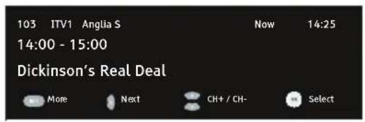 103 ITV1 Anglia S 14:00 - 15:00 Now 14:25 Dickinson's Real Deal More Next CH+ / CH- Select