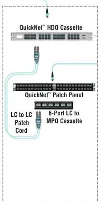 Panduit MPO/L 3M - HDQ Series High Density Cassettes - 6