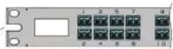 Panduit MPO/L 3M - HDQ Series High Density Cassettes - 7