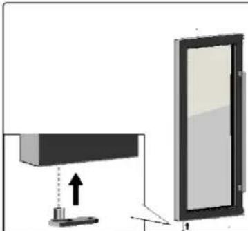 BAUMATIC BWC605SS - Reversing the door of your wine cabinet - 11