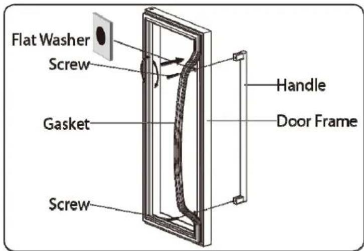 Flat Washer Screw Gasket Handle Door Frame Screw