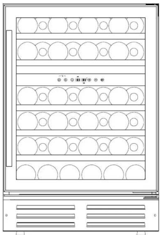 BAUMATIC BWC605SS - Loading the wine cabinet - 2
