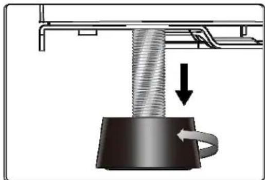 BAUMATIC BWC605SS - Adjusting the height and levelling off your wine cabinet - 3