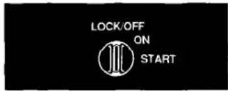 LOCK/OFF ON START