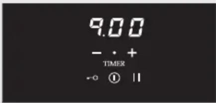 9.00 - • + TIMER +0 ① ||