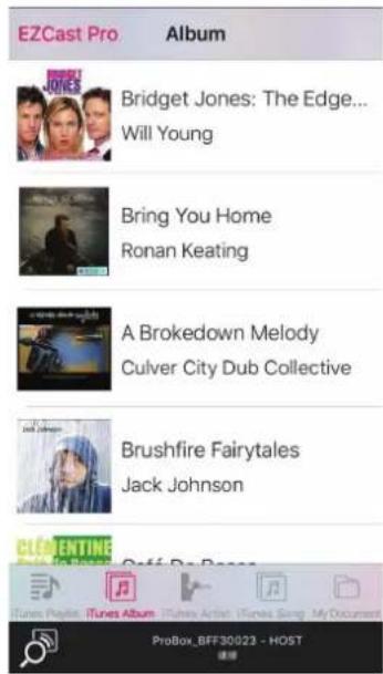 EZCast Pro Album Bridget Jones: The Edge... Will Young Bring You Home Ronan Keating A Brokedown Melody Culver City Dub Collective Brushfire Fairytales Jack Johnson CLÉMENTINE ProBox_BFF30023 - HOST