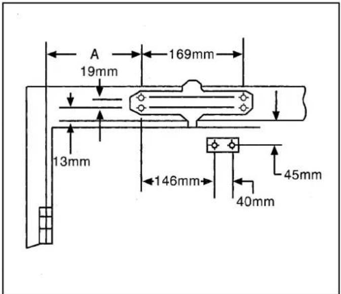 A 19mm 13mm 146mm 40mm 45mm 169mm