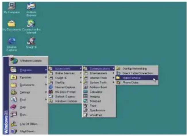 My Computer Outlook Express My Documents Connected to the Internet Internal Explorer StraightS Windows Update Images Favorites Documents Settings End Help Options... Log Of Billies... Gray Down Accessories Online Services Straight & Startup Internet Explorer MS-DOS Prompt Outlook Express Windows Exp…