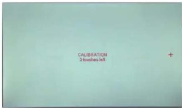CALIBRATION 3 touches left