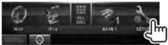 NAV iPod ALL SRC AV-IN 1 1 SETUS