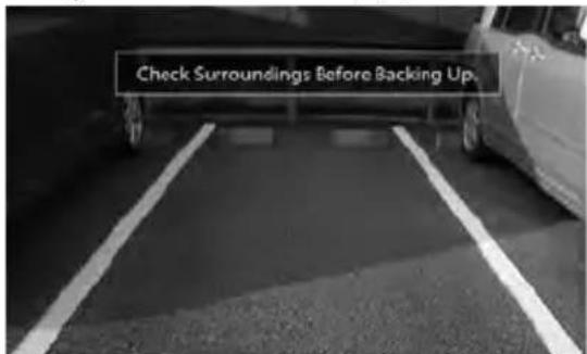 Check Surroundings Before Backing Up.