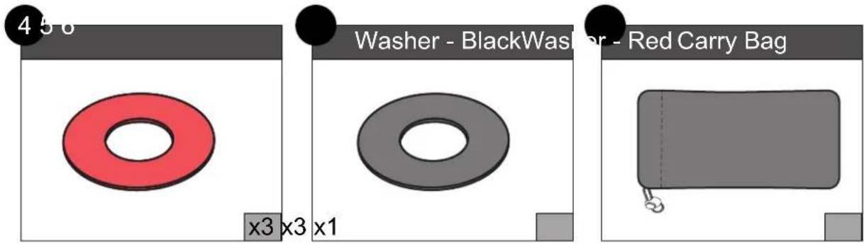Crane 3 Hole Bean Bag or Washer Toss 50743 - ACCESSORIES - 1