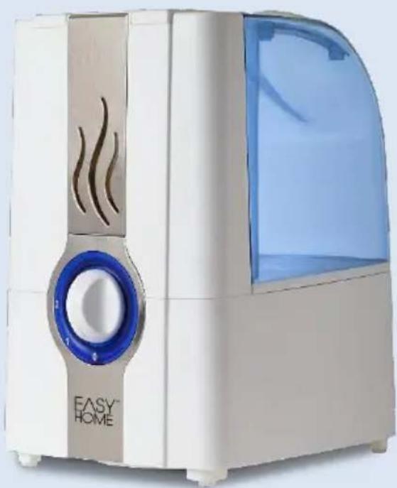Easy Home Warm Mist Humidifier EE-5201W - HUMIDIFICADOR DE VAPOR CALIENTE - 1