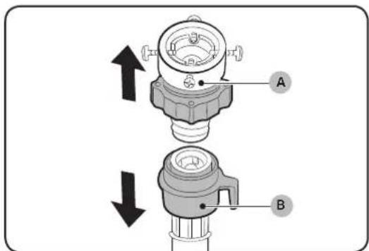 SAMSUNG WA14J6750SP - BUỐC 3 Nói ống nước - 1
