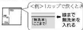 MITSUBISHI NJ-SE068-W - お米をはかる - 6