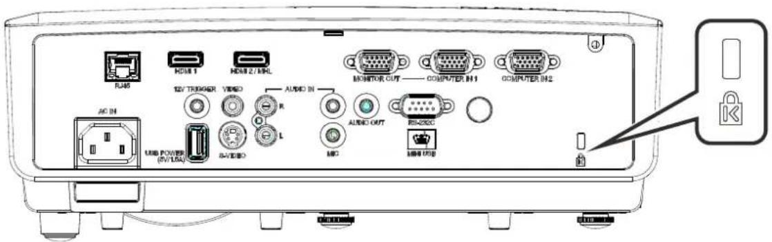 RUB HDMI 1 HDMI 2/MHL 12V THI049 VIDEO AUDIO IN MOTOR CUT COMPUTER IN1 COMPUTER IN2 AC IN USB POWER (RV/ISA) AV/VIDEO L AUDIO OUT R3/2000 LED USB