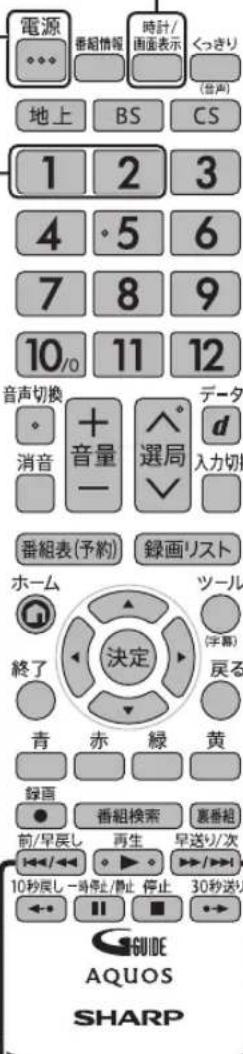 SHARP Aquos 19P5-B - 裏番組 12 - 1
