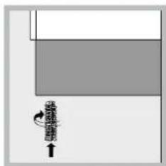 Simple diagram showing a vertical stack of weights with an upward arrow, no text or symbols present.