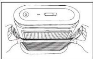 HOMEDICS AF-10 - To Install Optional Odor Reducing Pre-Filter - 5