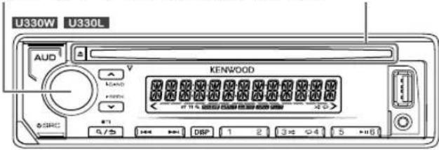 KENWOOD U330W - 操作パネル - 1