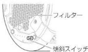 フィルター 傾斜スイッチ