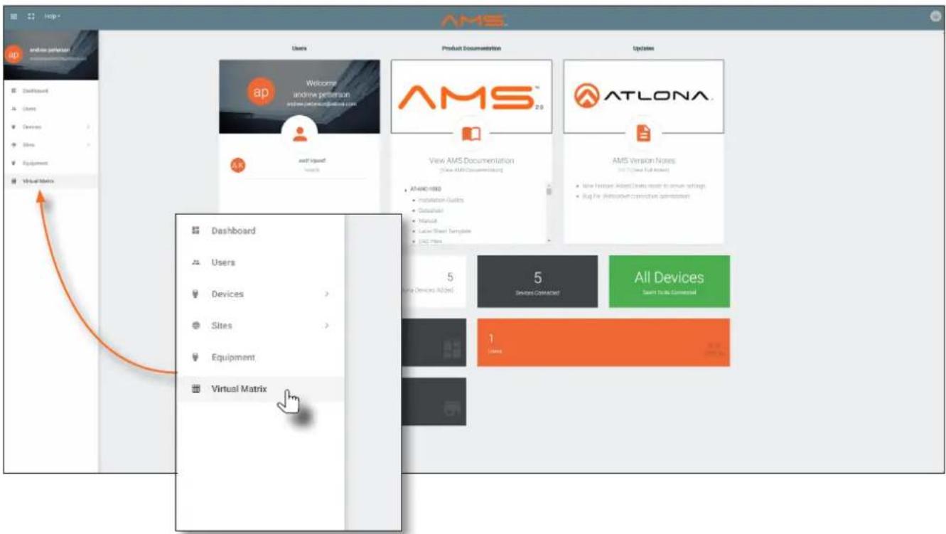 AMS and/or partition User Product Documentation Updates ad400-1000 View AMS Documentation [New AMS Documentation] ATLONA AMS Version Notes [ ] (Active Full Version) • New https: Adjust Devices must be required settings. • Bug For: Microsoft FrontPage Application 5 Devices Added 5 Devices Connected All Devices Samr Tools Commercial 1 Users Devices Sites Equipment Virtual Matrix