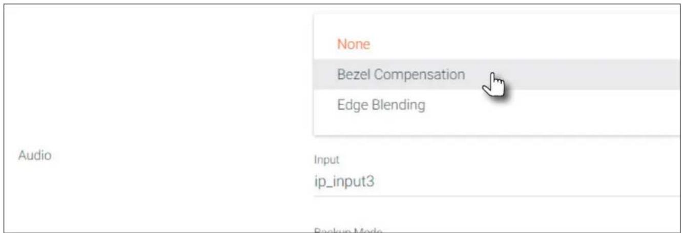 None Bezel Compensation Edge Blending Audio Input ip_input3 Backup Mode