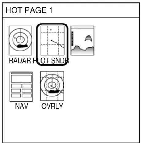 HOT PAGE 1 RADAR PLOT SNDR NAV OVRLY