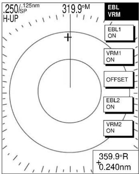 FURUNO 1722C - Measuring range by VRM - 1