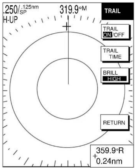 FURUNO 1722C - Trail time - 2
