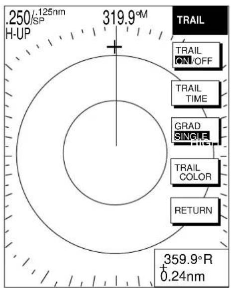 FURUNO 1722C - Trail time - 1