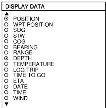 FURUNO 1722C - Nav Data Display Setup - 2