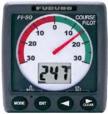 FURUMO Fi-50 COURSE PILOT 247° ROLL CAL ADJ MODE ENT CLEAR