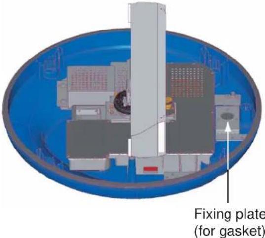 Fixing plate (for gasket)