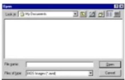 Open Lock in: My Documents File name: Files of type: iOS image (*.xml) Open Cancel